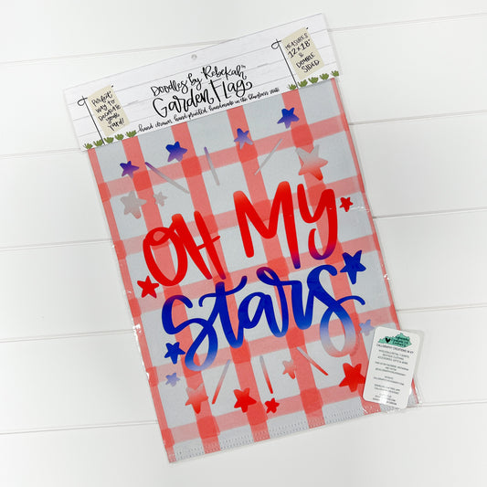 Oh My Stars Garden Flag