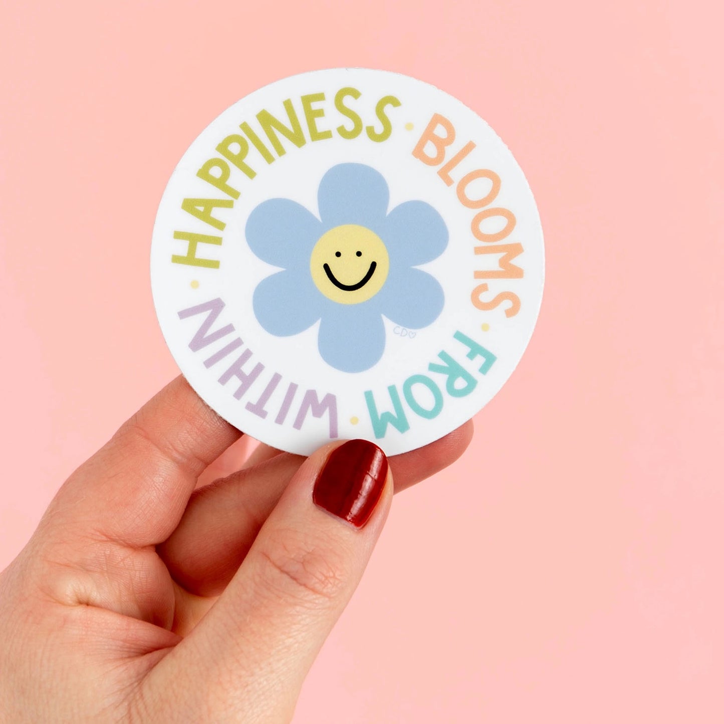 Happiness Flower Sticker