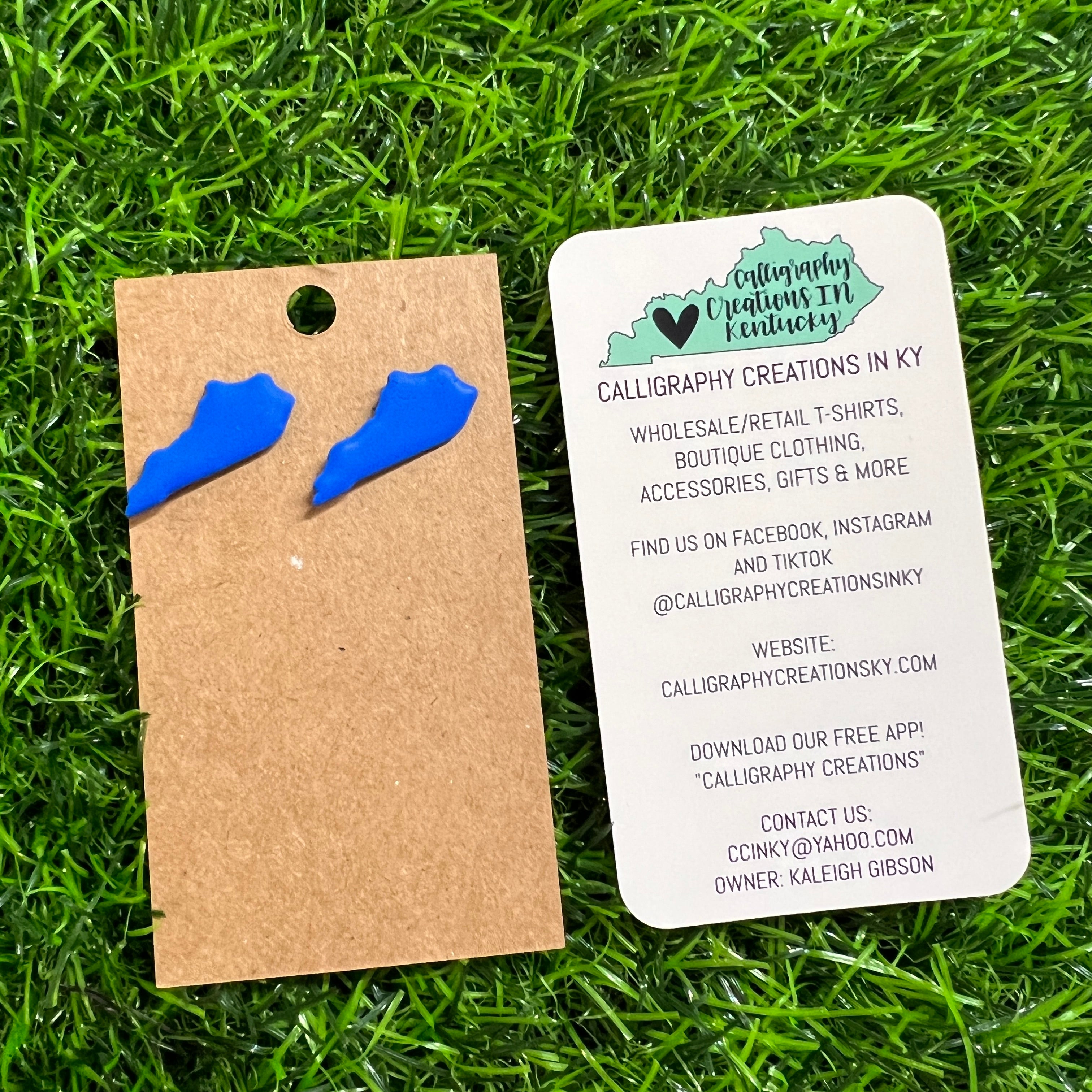 Royal KY Stud Earrings *FINAL SALE*