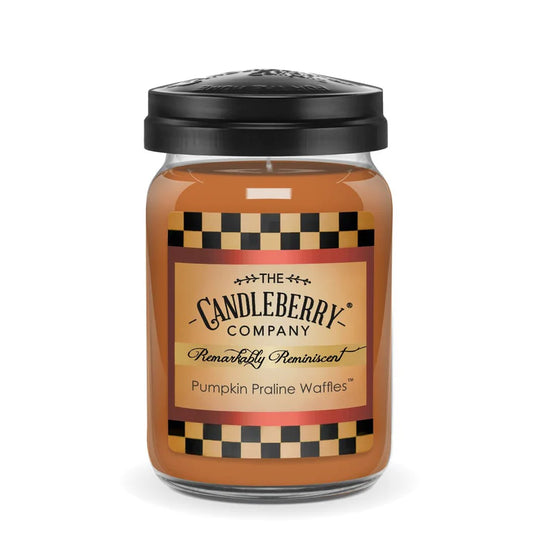 Pumpkin Praline Waffles Large Candleberry Candle