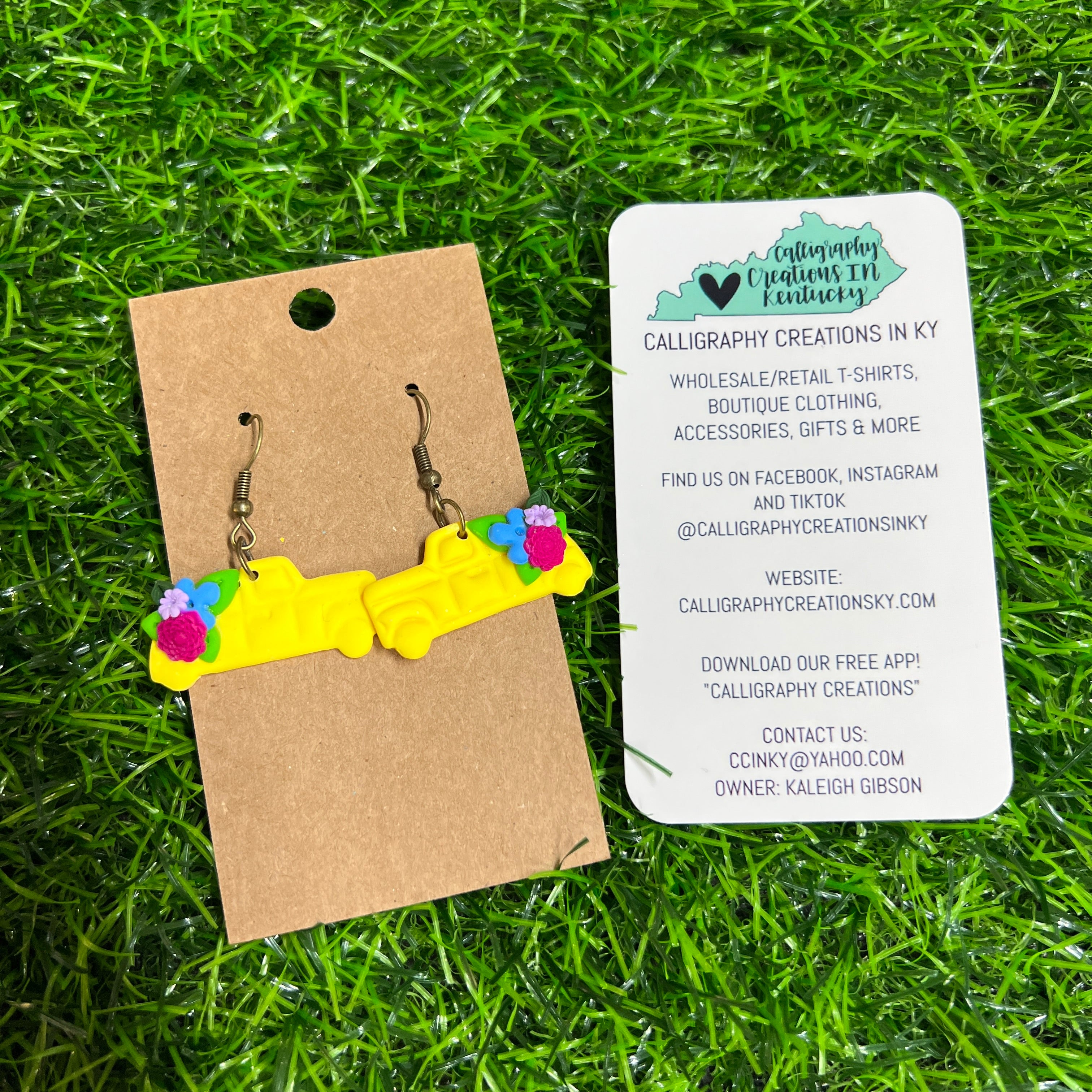 Cool Multi Truck Earrings *FINAL SALE*