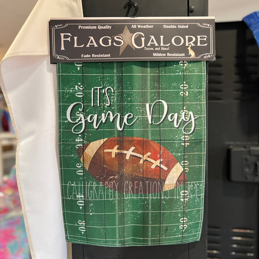 It’s Game Day Garden Flag