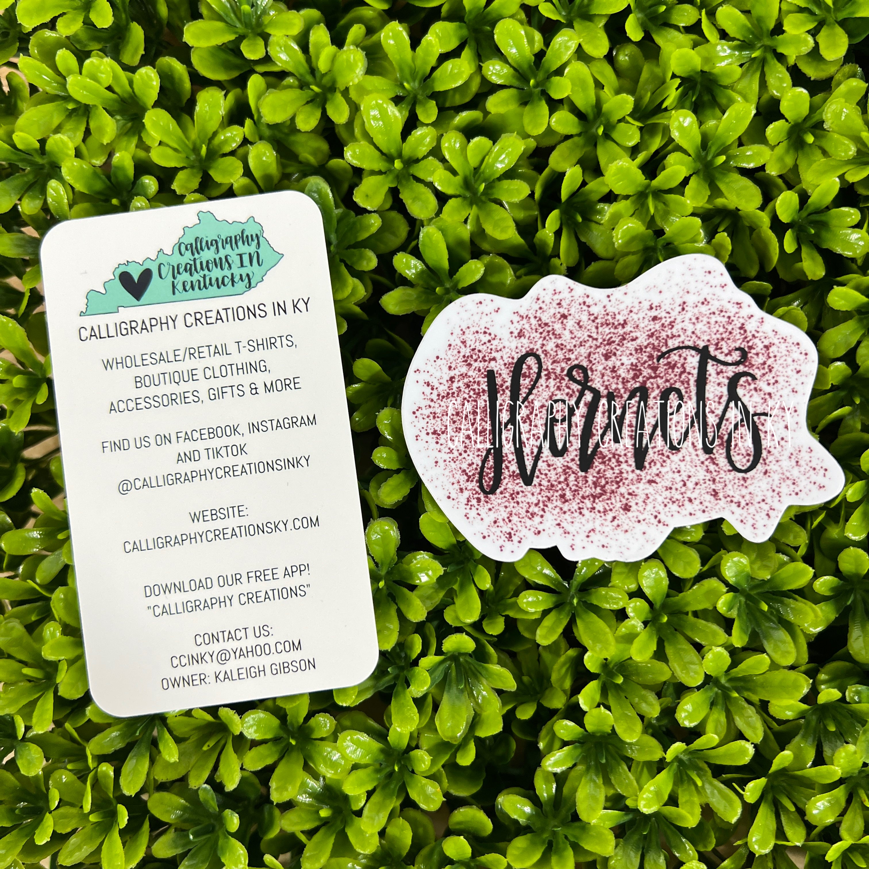 Hornets Splatter Sticker