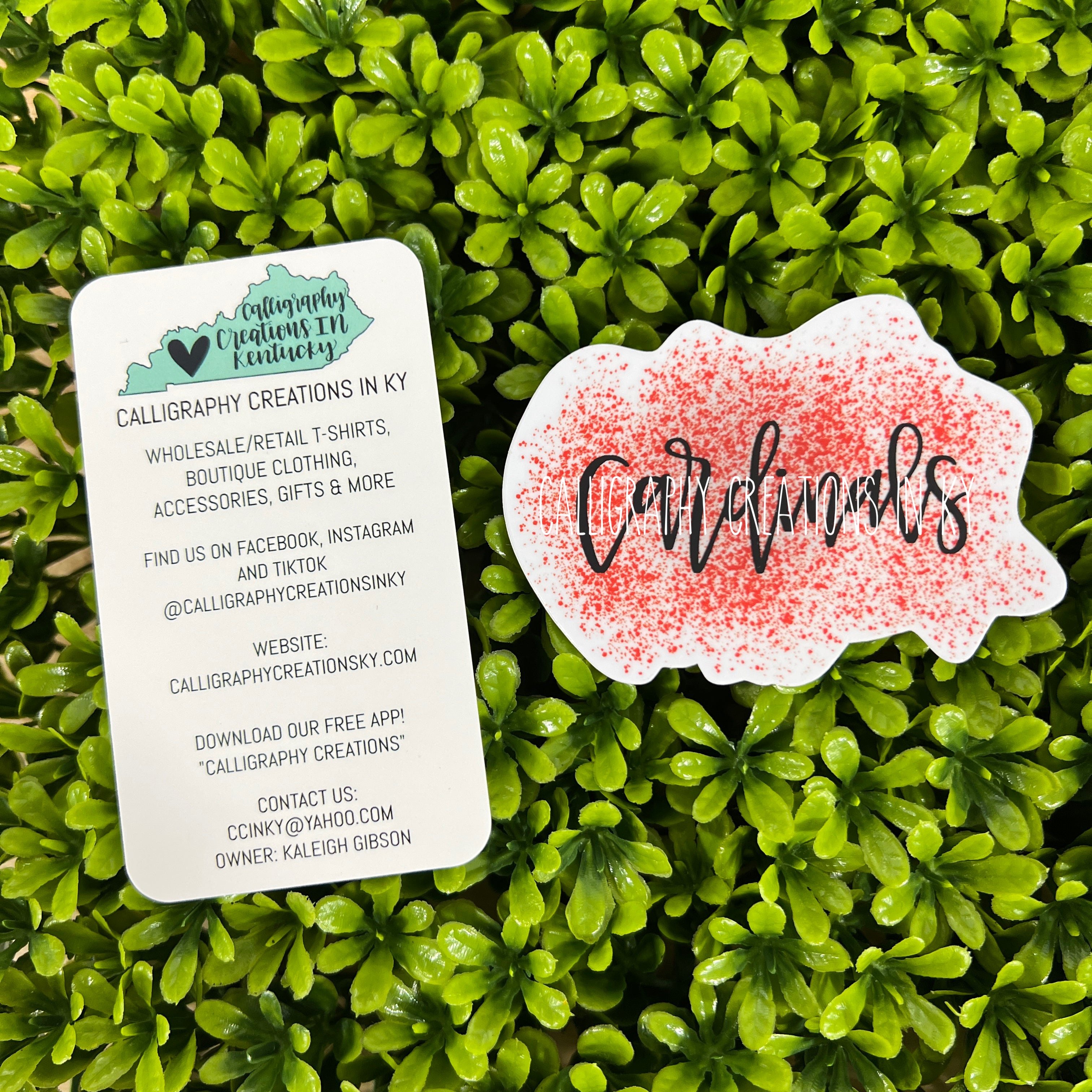 Cardinals Splatter Sticker