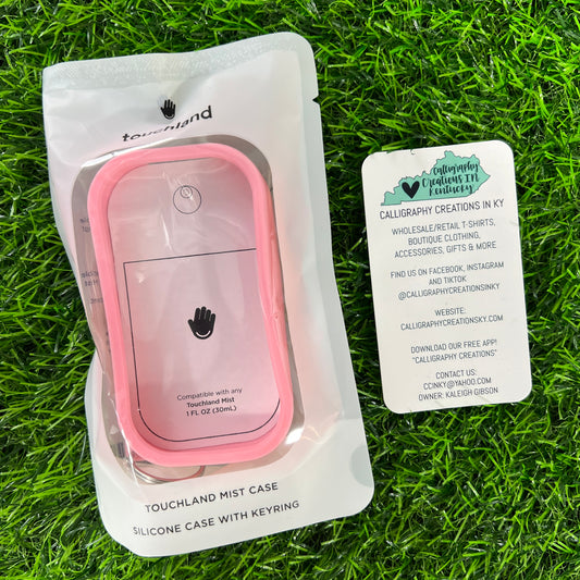 Pink • Touchland Hand Sanitizer Case