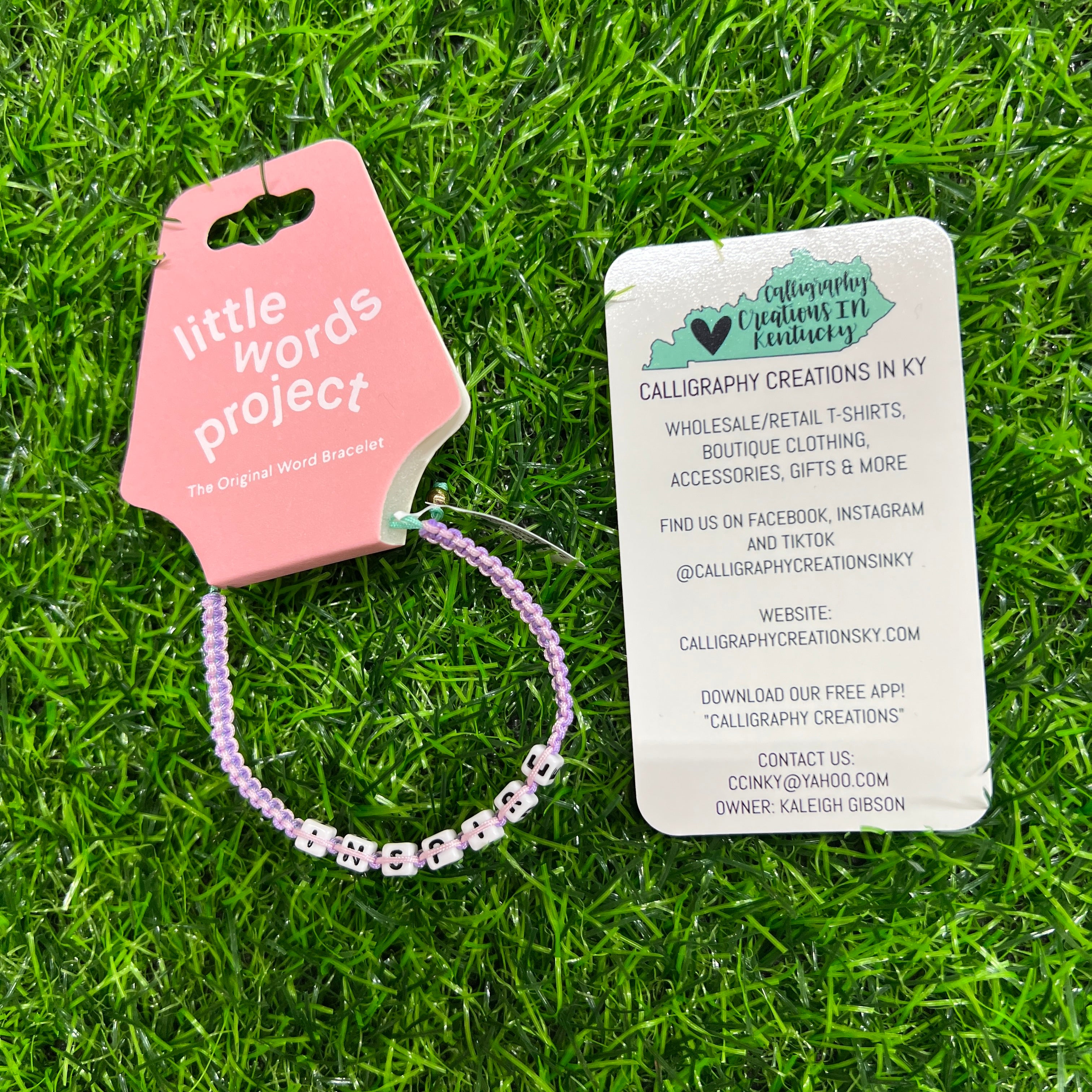 Inspire / Little Words Project Woven Bracelet