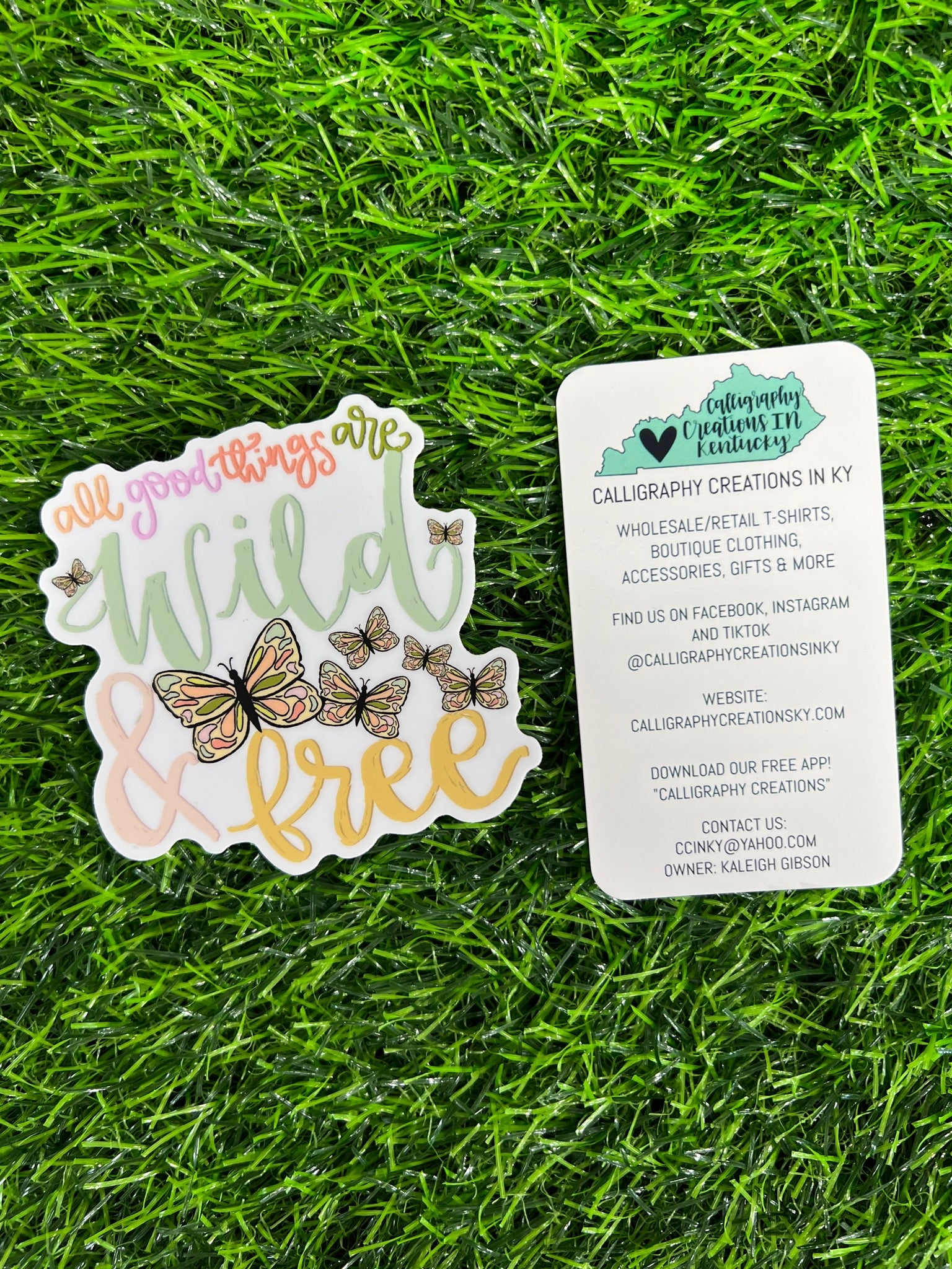 All Things Are Wild & Free Sticker - Doodles By Rebekah