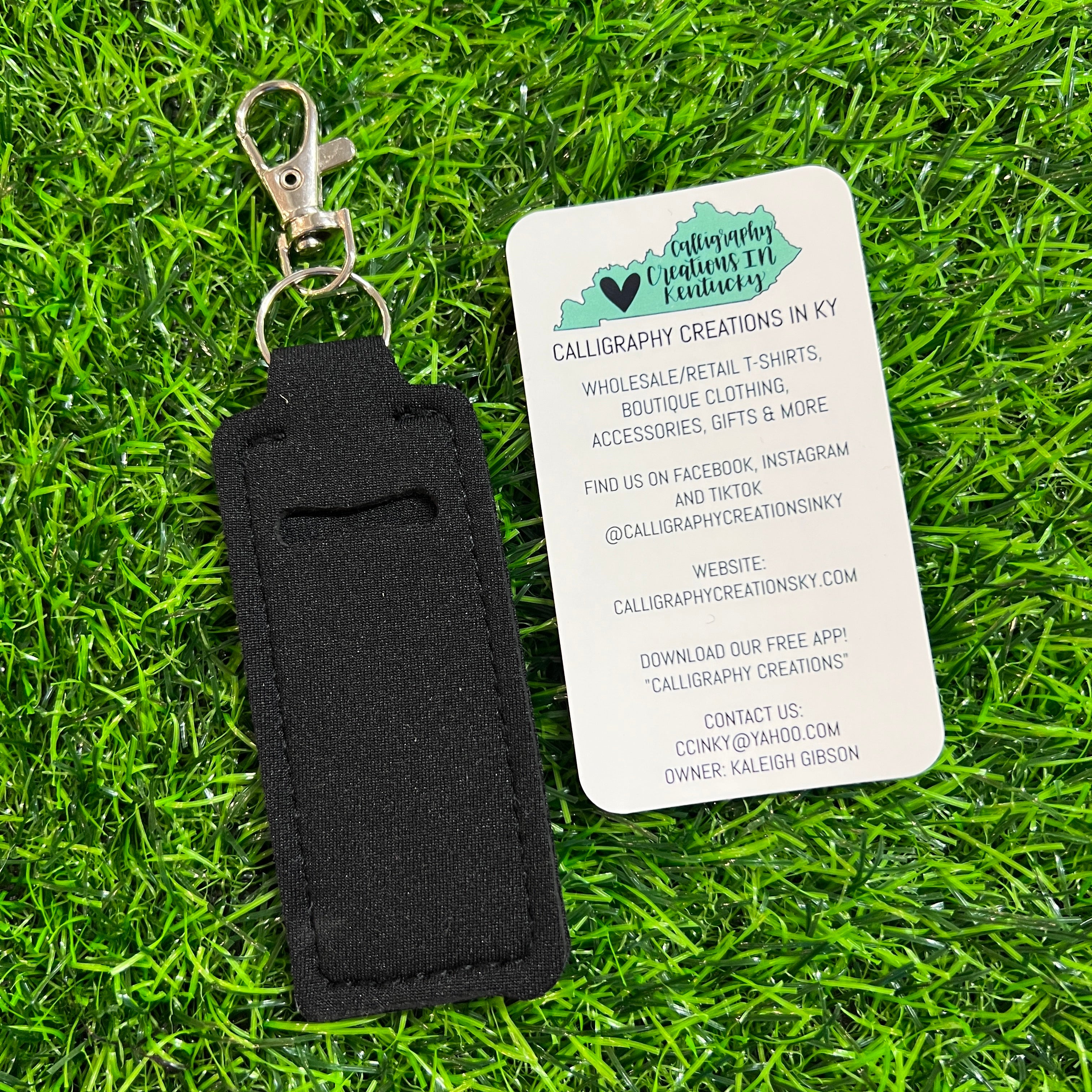 Chapstick holder keychain wholesale hotsell