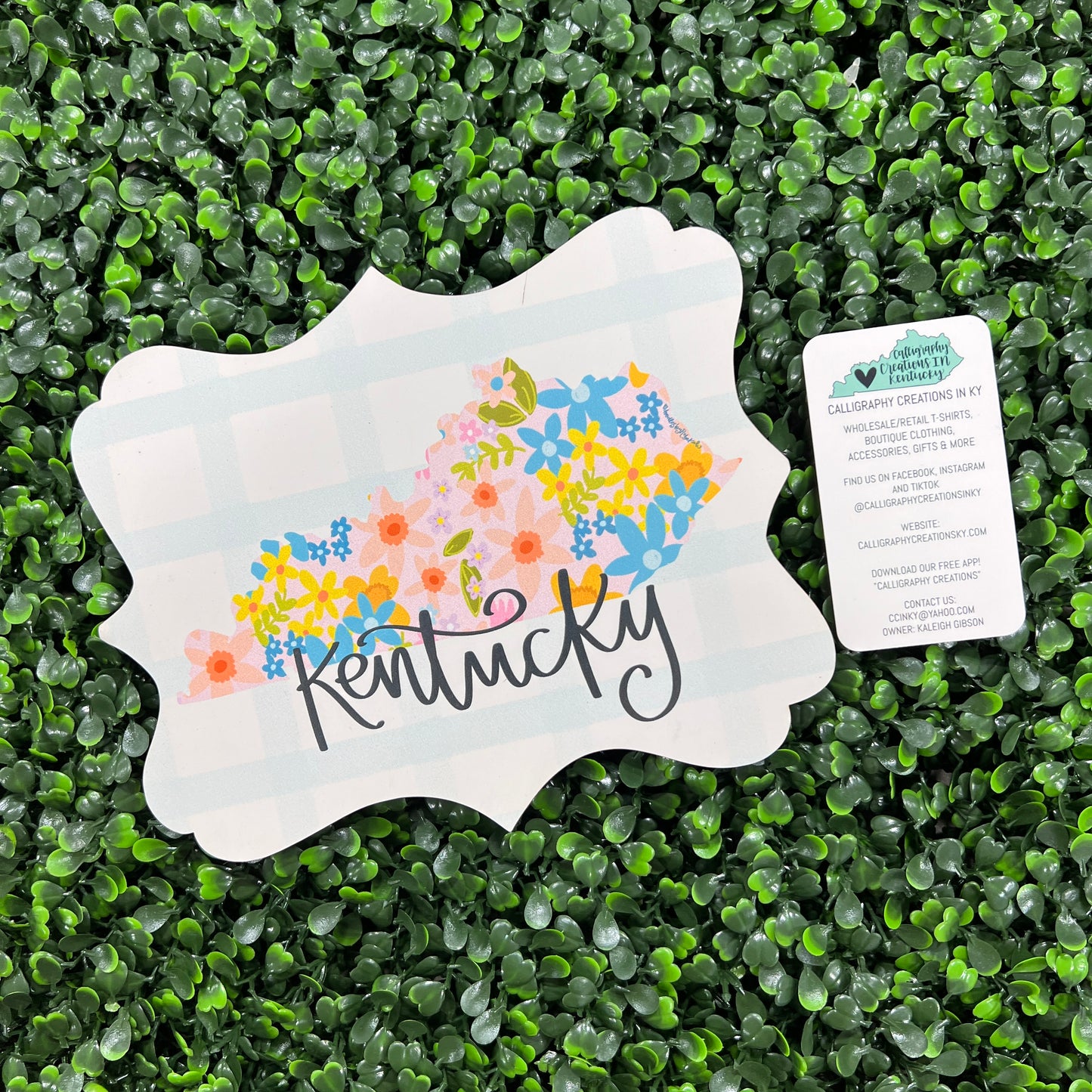 KY Whimsy Floral State 8 inch Attachment