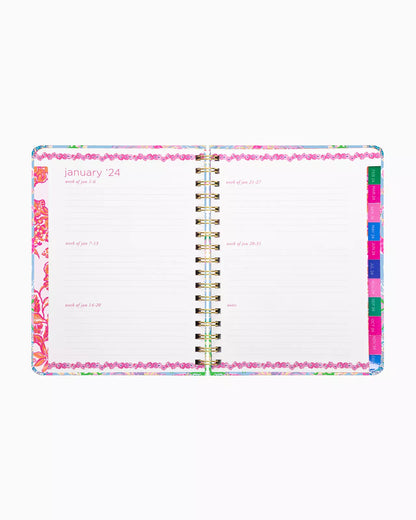 Celestial Blue Cay To My Heart | Lilly Pulitzer 17 Month Agenda *No Daily Pages*
