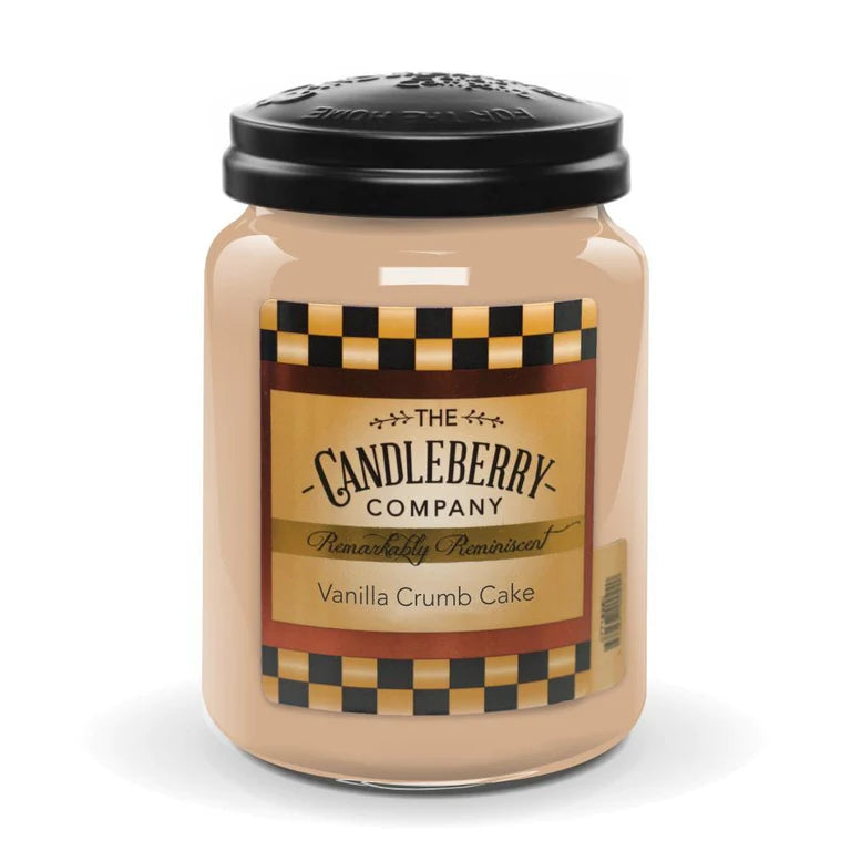 Vanilla Crumb Cake Large Candleberry Candle