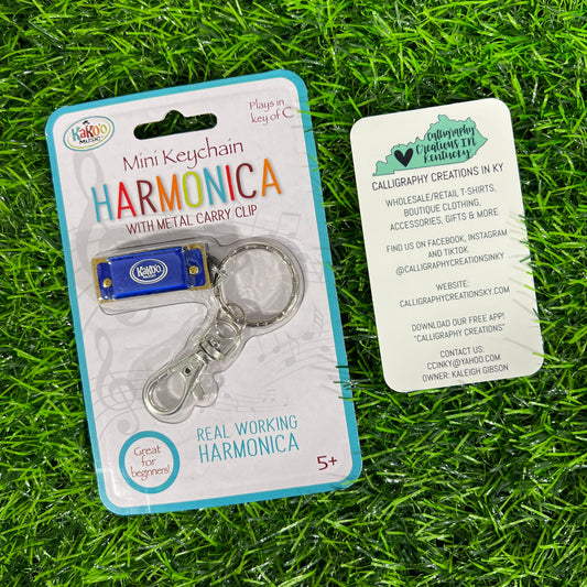 Blue Mini Harmonica