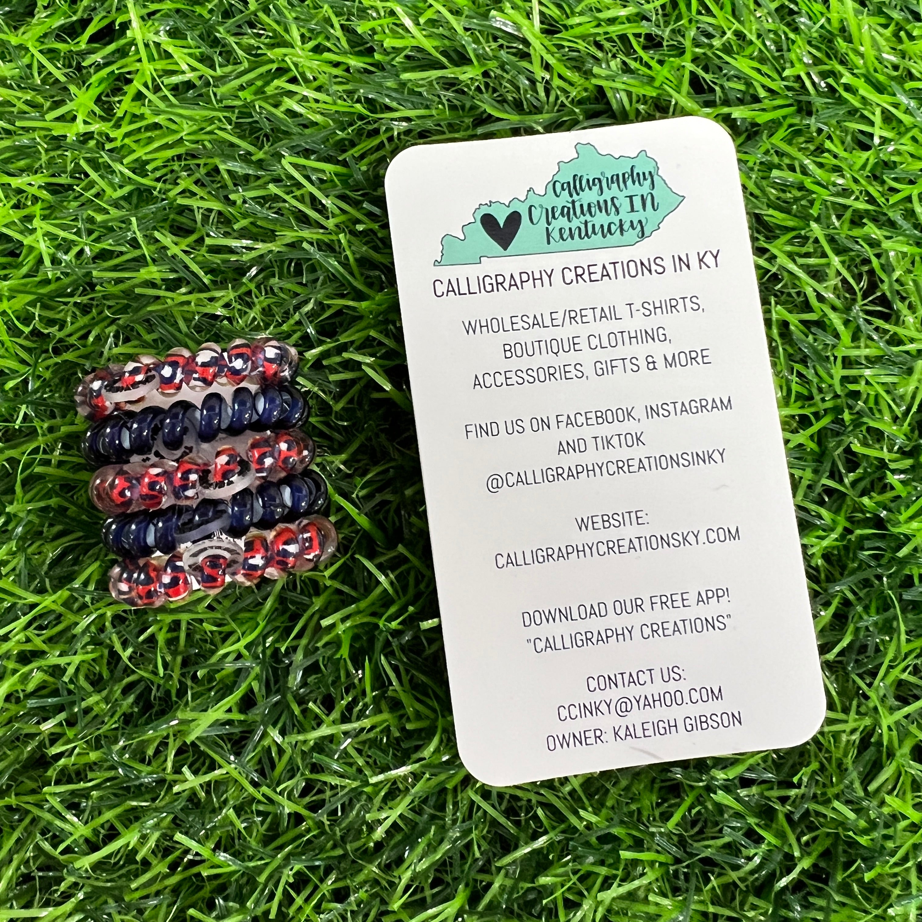 Red White and Leopard Tiny Teleties-5 pack