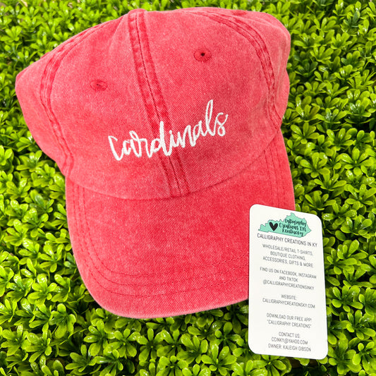 Cardinals Embroidered Hat
