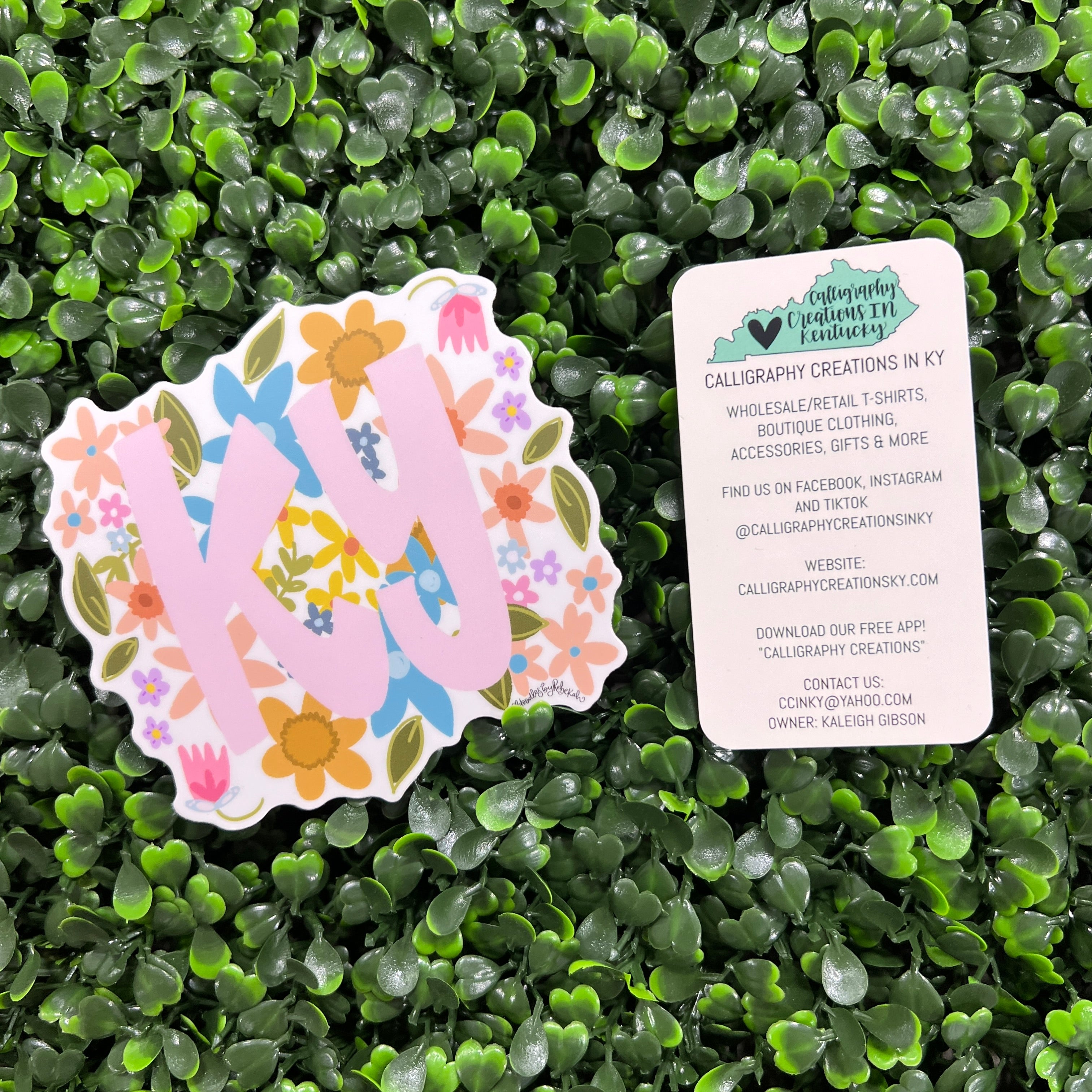 Whimsy Stickers Ky Whimsy Floral Sticker - Doodles By Rebekah – Calligraphy Creations In KY