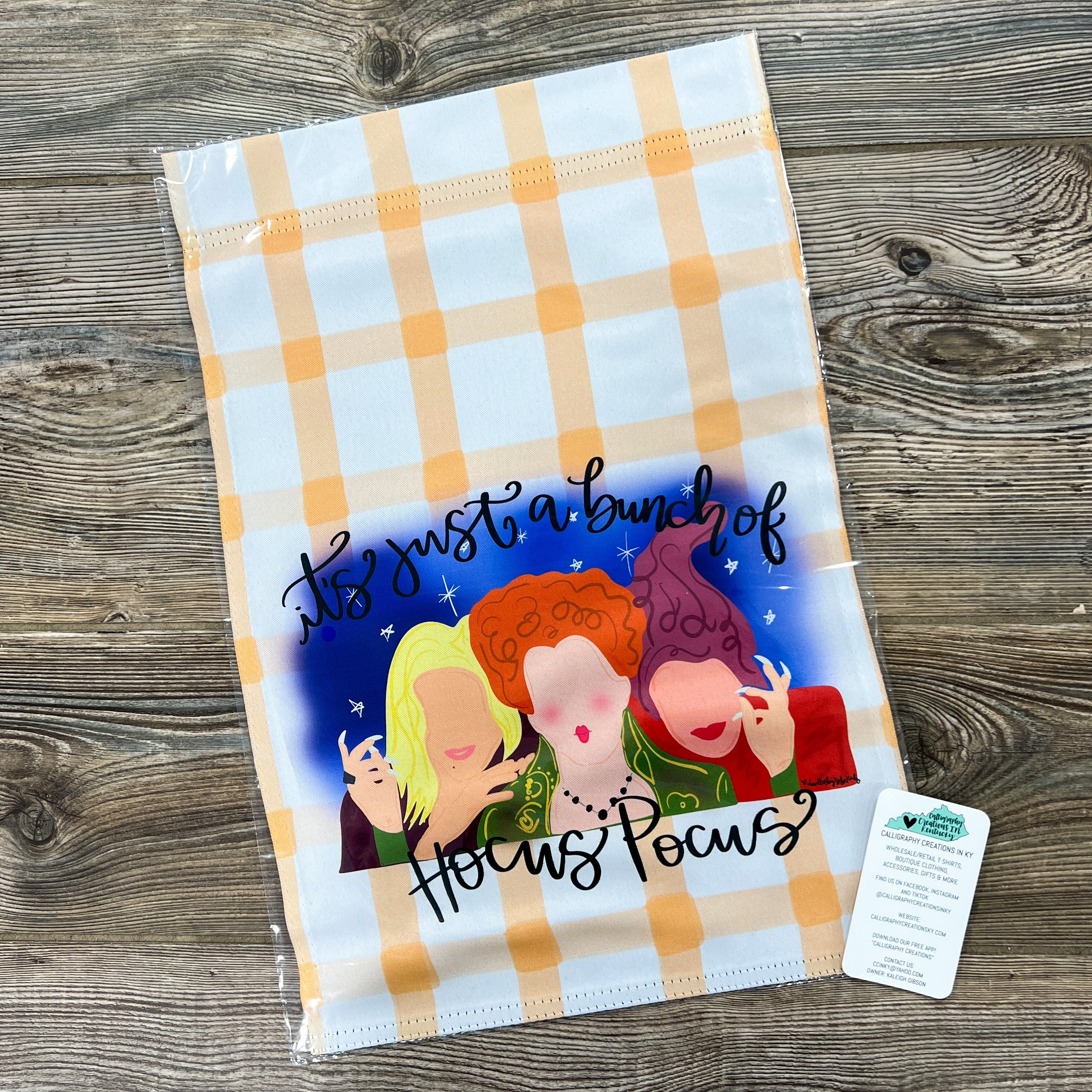 HocusPocus Garden Flag *FINAL SALE*