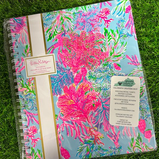 Cay To My Heart Large Lilly Pulitzer Notebook