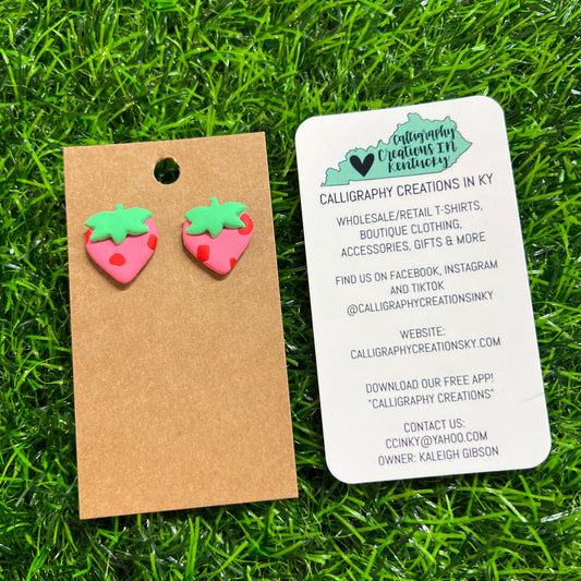 Strawberry Stud Earrings