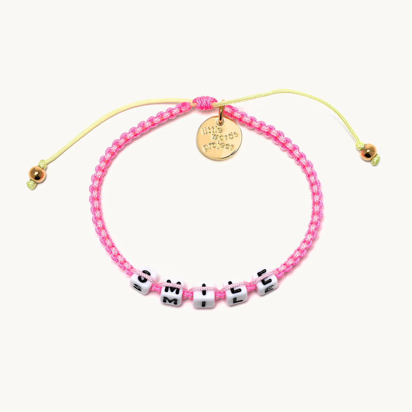 Smile / Little Words Project Woven Bracelet