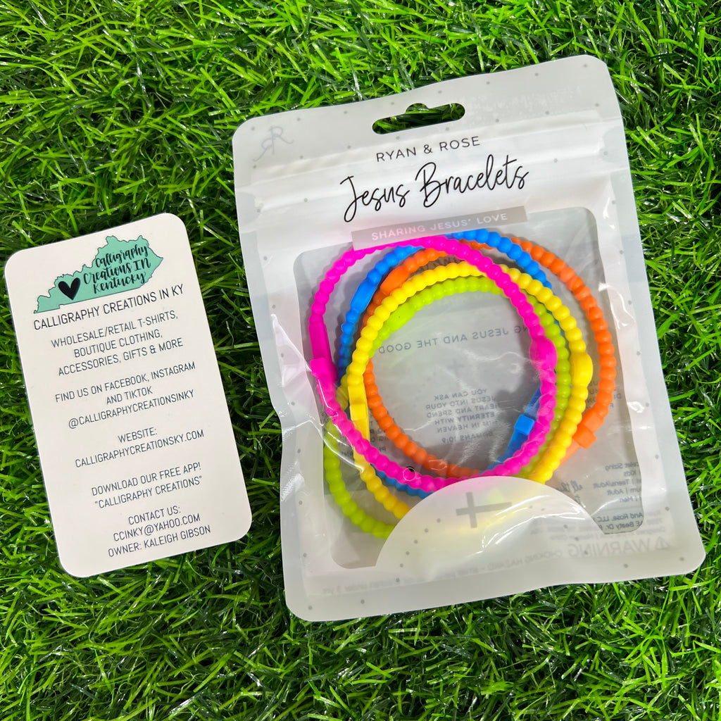 Neon Jesus Bracelets