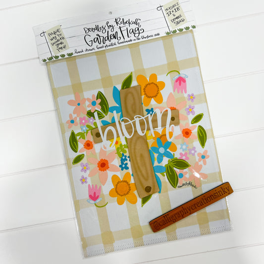 Bloom Cross Garden Flag