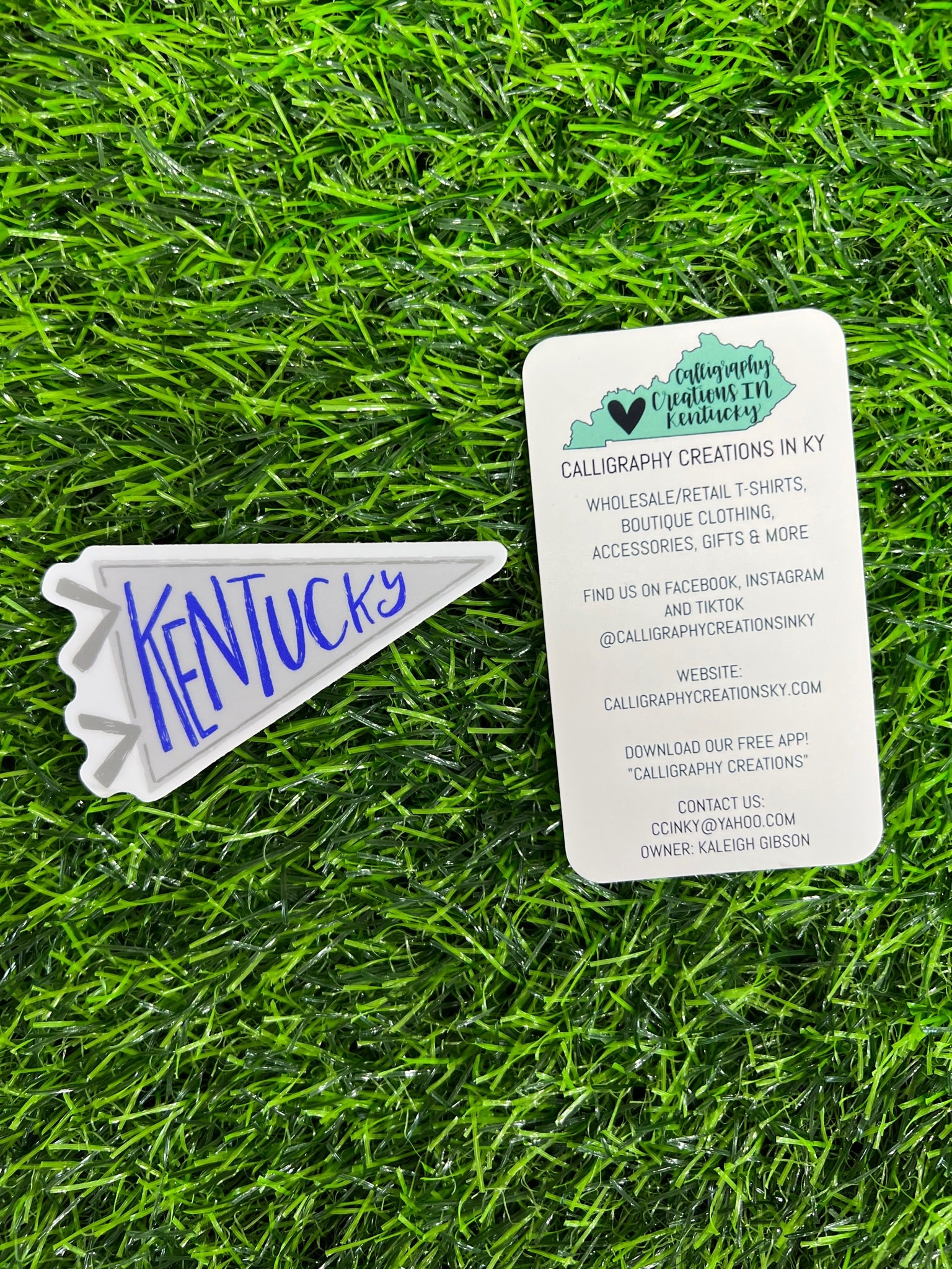 Kentucky Pennant Sticker - Doodles By Rebekah