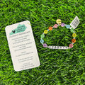 Chaotic Little Words Project Beaded Bracelet