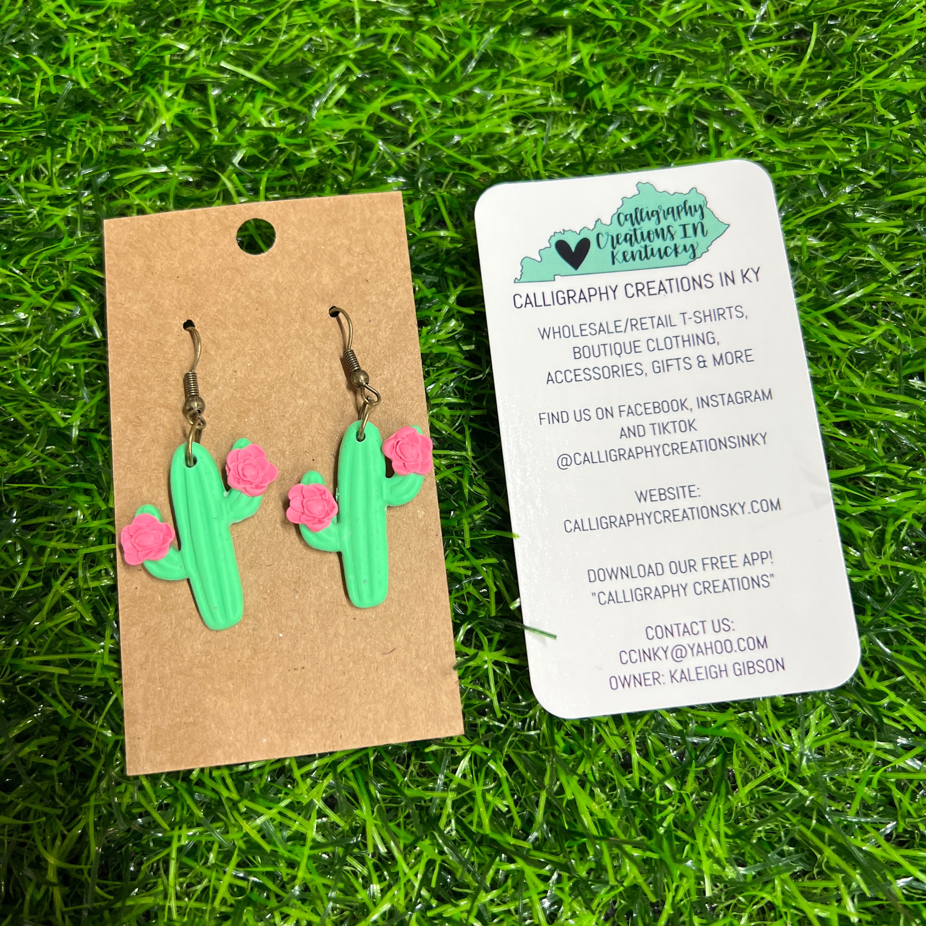 Cactus Earrings *FINAL SALE*