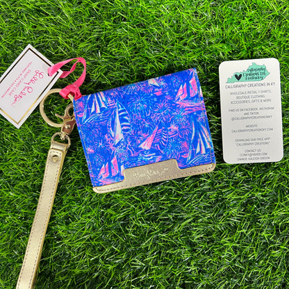 Boca Blue It’s A Sailabration Lilly Pulitzer ID Case