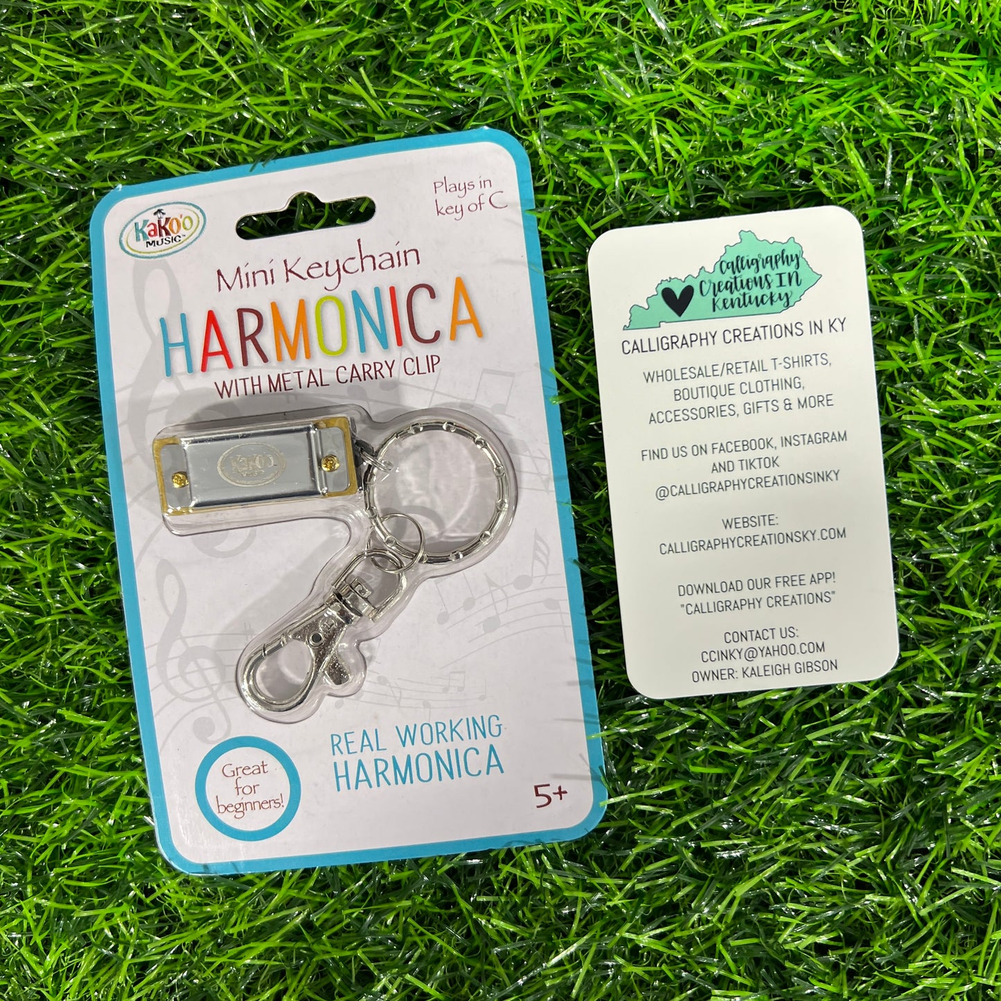 Silver Mini Harmonica