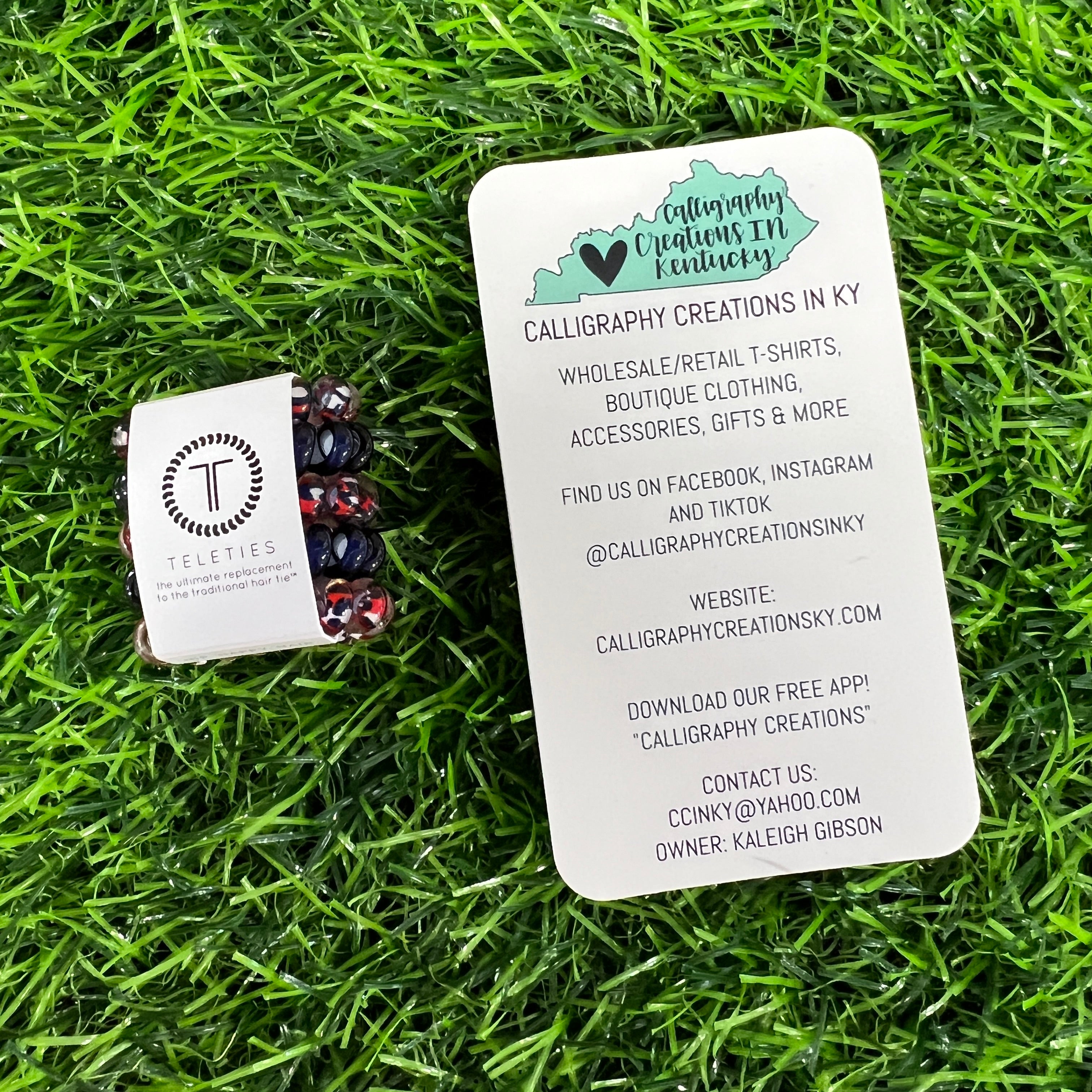 Red White and Leopard Tiny Teleties-5 pack