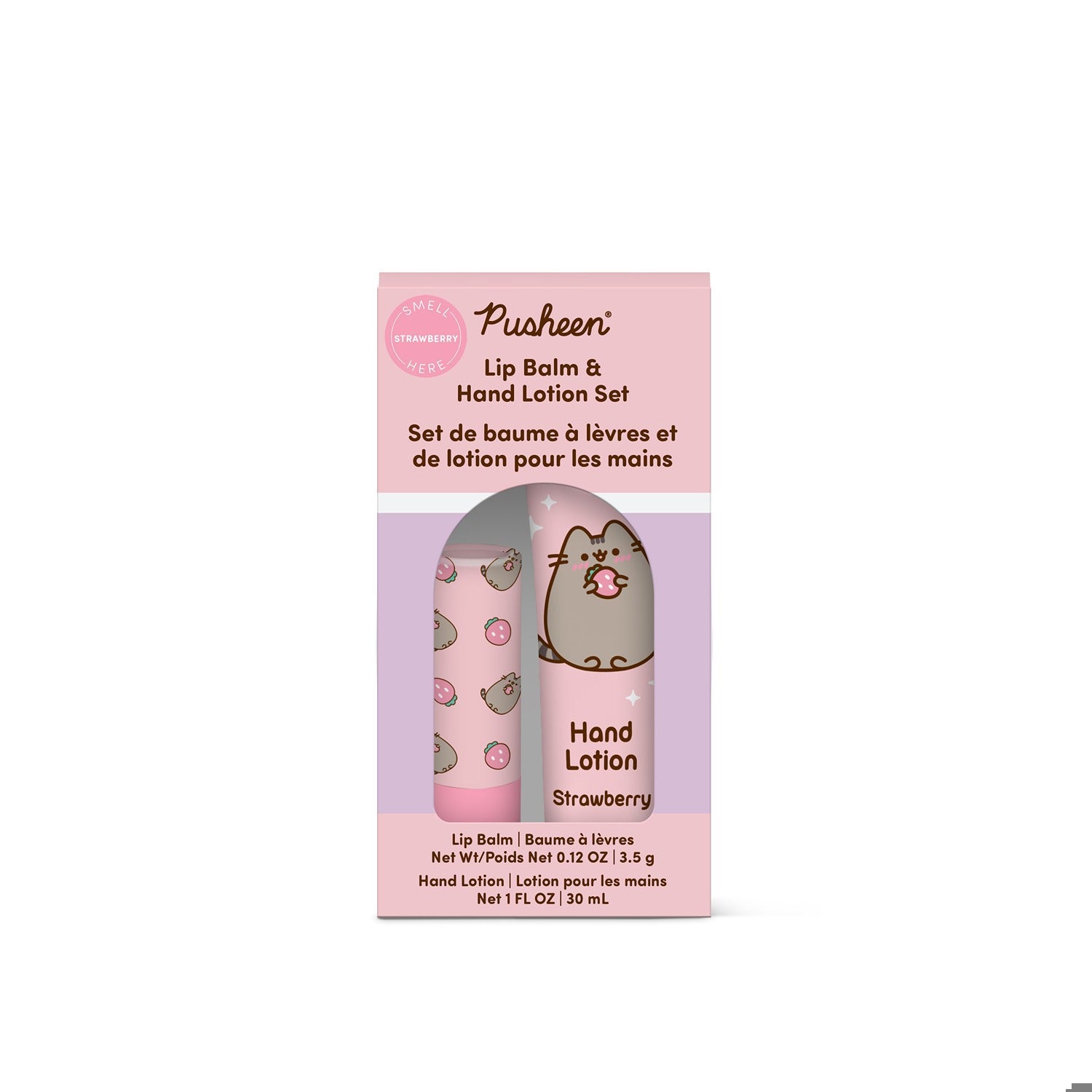 Pusheen Sweet Strawberry Lip Balm & Hand Lotion