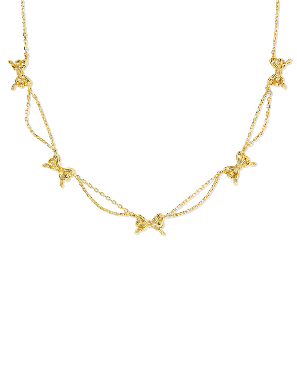 Kendra Scott Bow Strand Necklace - Gold