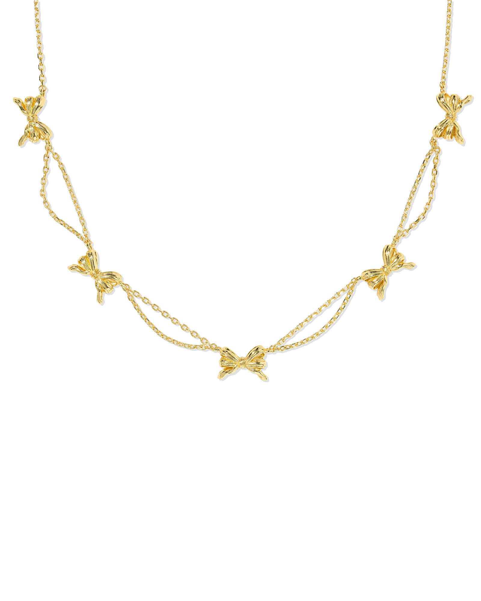 Kendra Scott Bow Strand Necklace - Gold