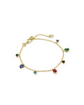 Kendra Scott Cailin Delicate Chain Bracelet Gold Multi Mix