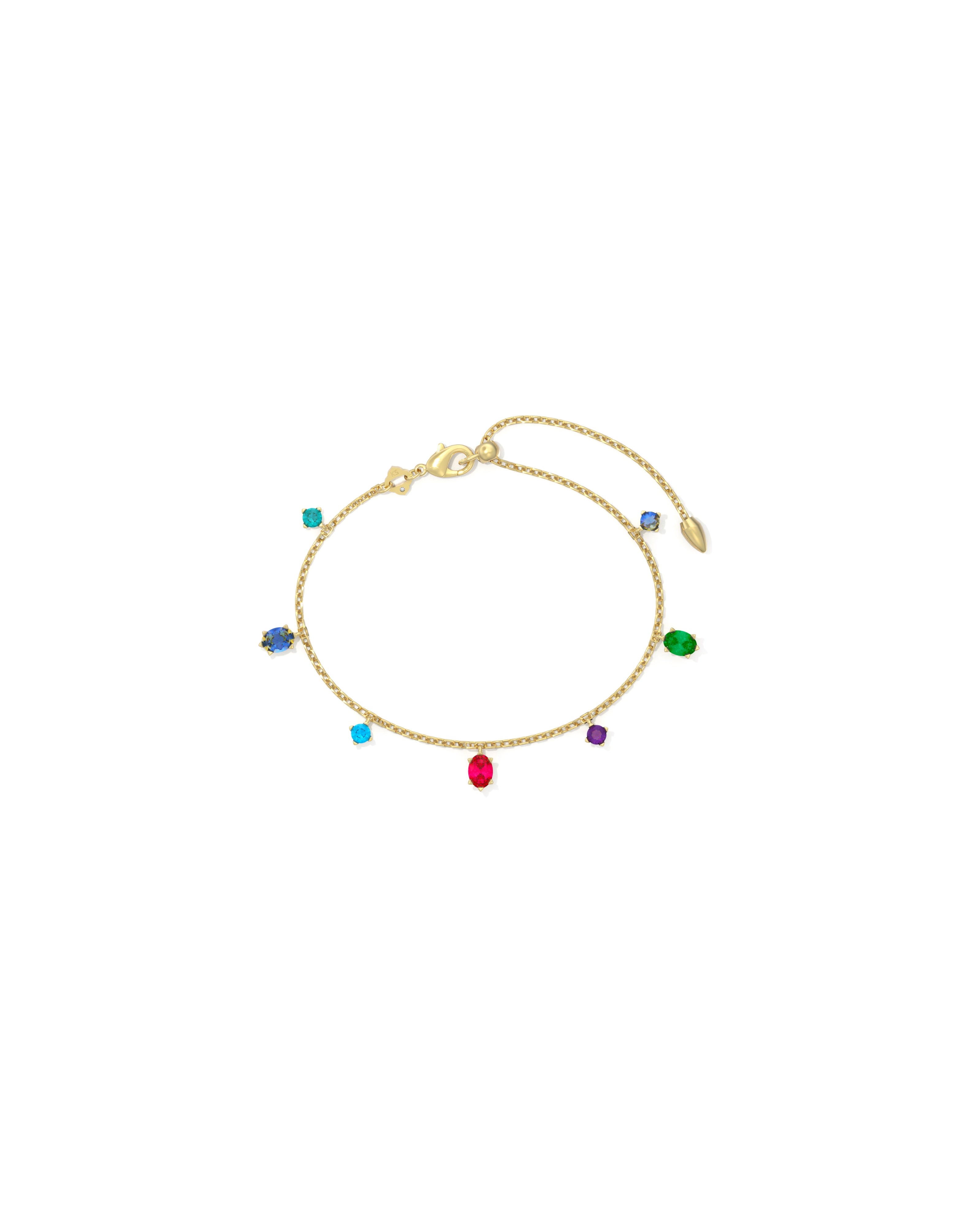Kendra Scott Cailin Delicate Chain Bracelet Gold Multi Mix