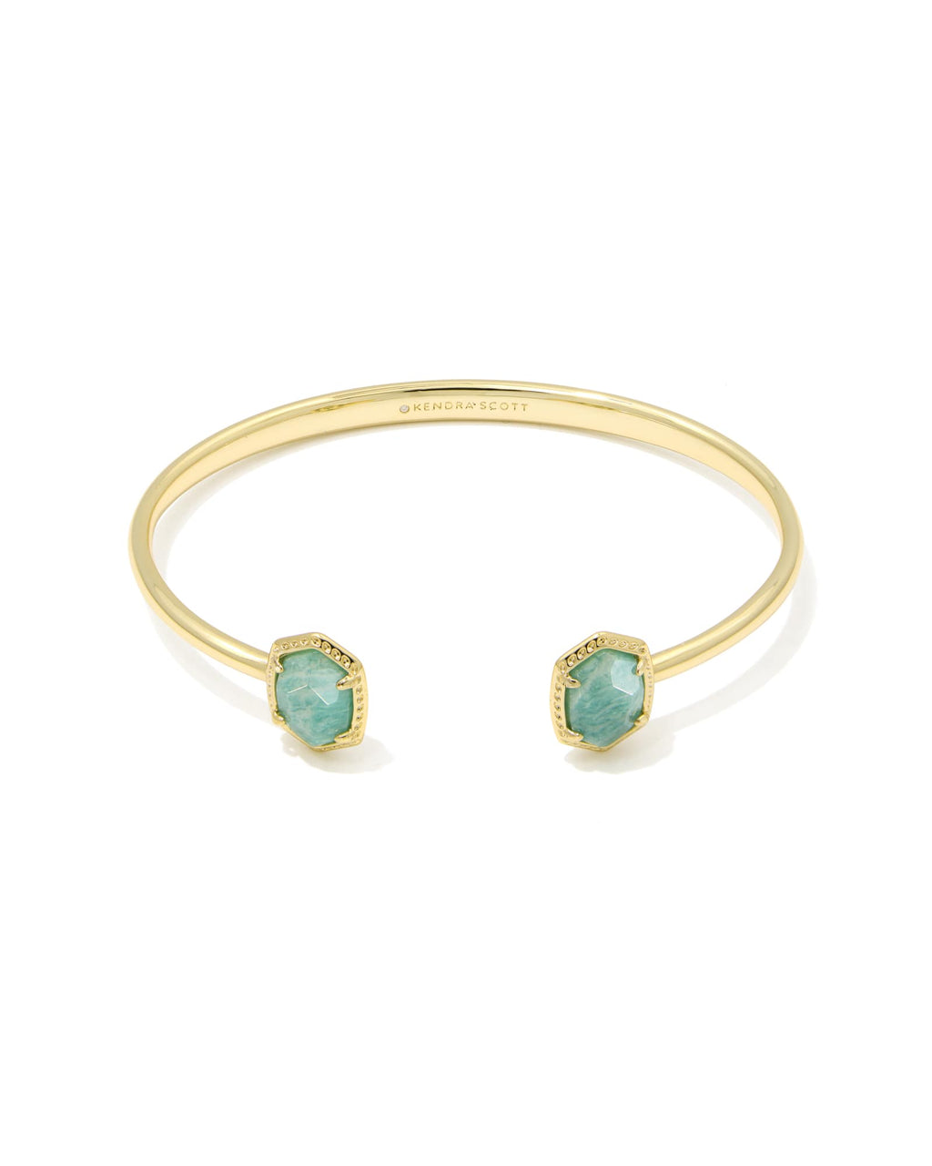 Kendra Scott Daphne Frame Cuff Bracelet - Gold Teal Amazonite