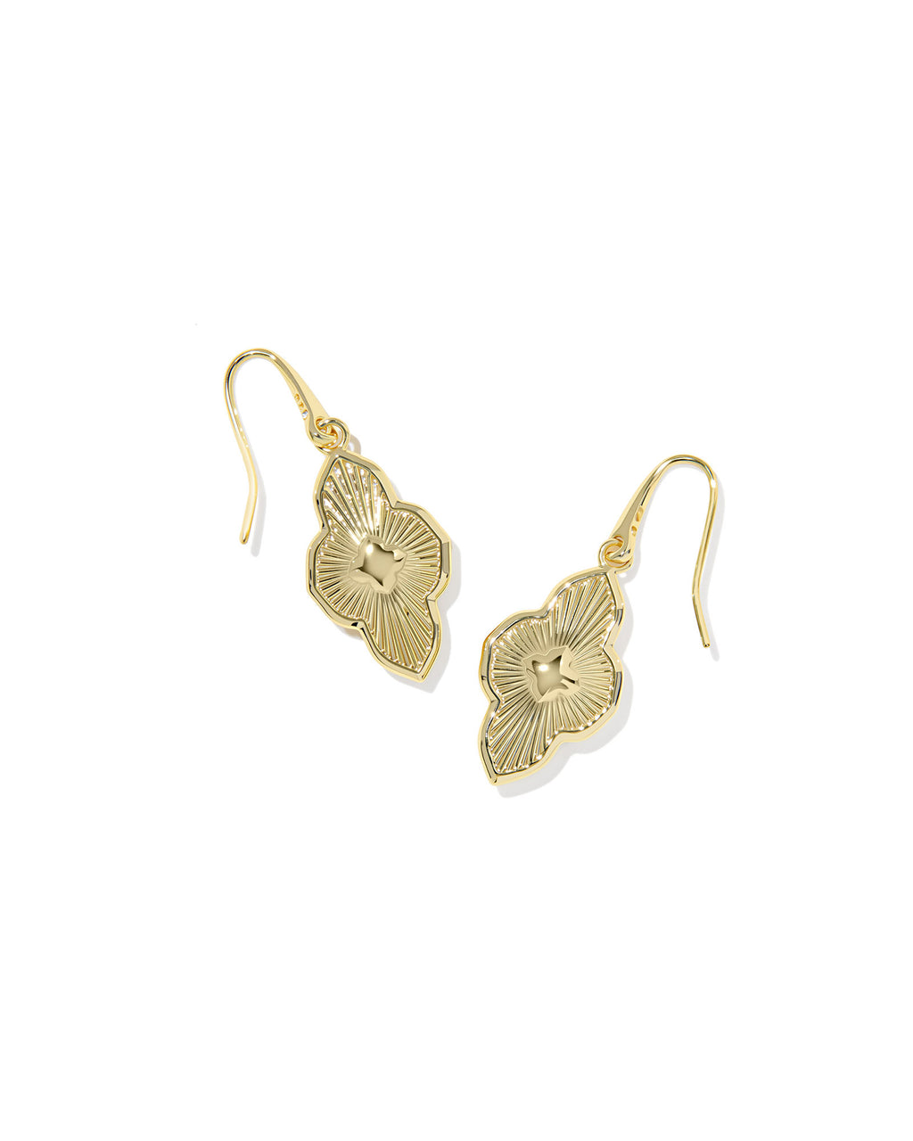 Kendra Scott Abbie Medallion Small Drop Earrings - Gold Neutral Mix
