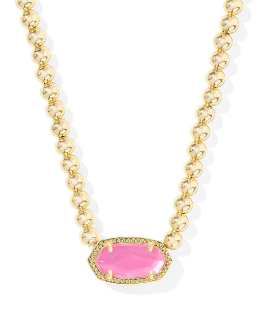 Kendra Scott Elisa Beaded Necklace - Gold Azalea Illusion