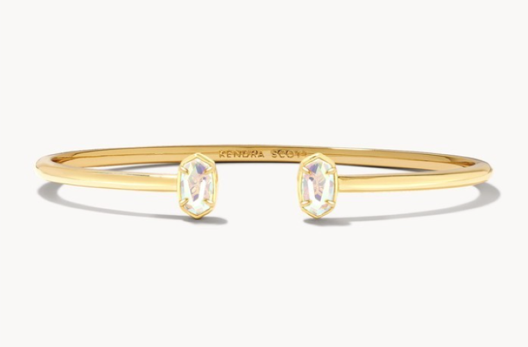Kendra Scott Emilie Cuff Bracelet - Gold Dichroic Glass