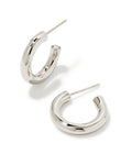 Kendra Scott Colette Huggie Earrings - Silver