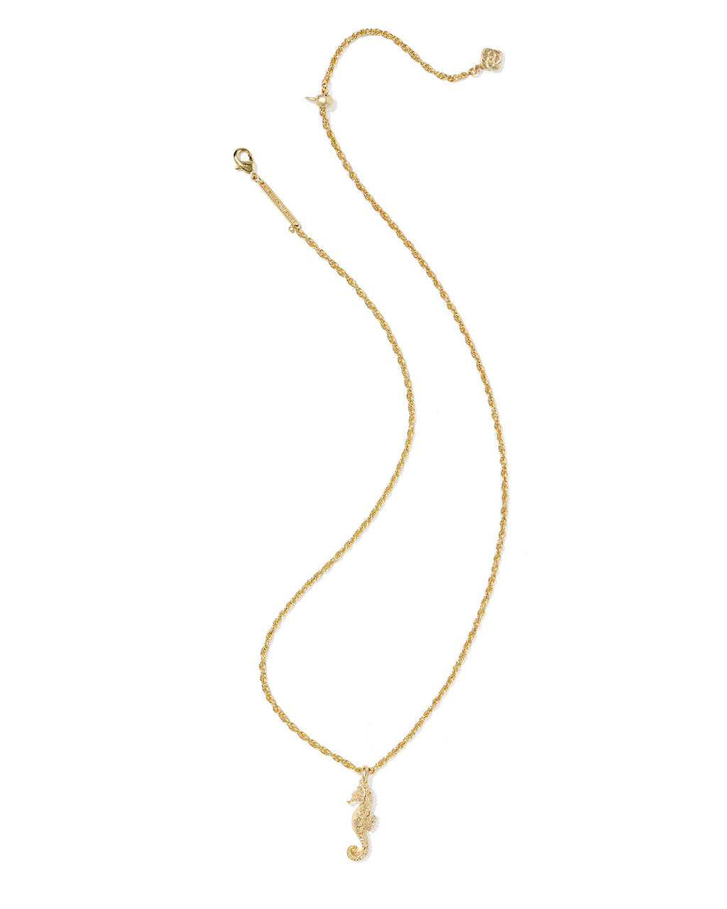 Kendra Scott Seahorse Short Pendant Necklace - Gold