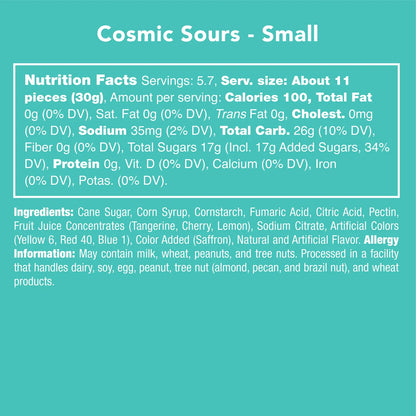 Cosmic Sours Gummies - Candy Club Gourmet Candy