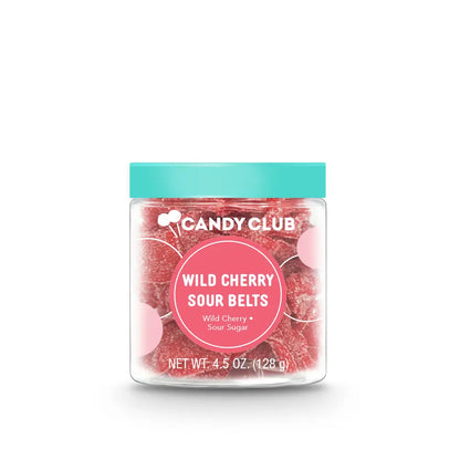 Wild Cherry Sour Belts - Candy Club Gourmet Candy