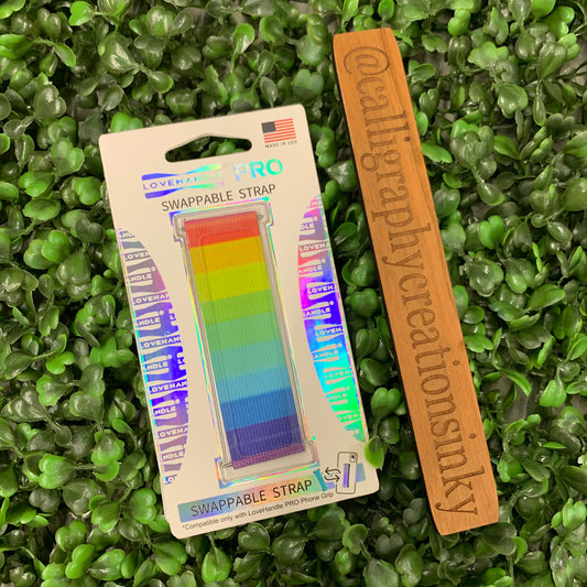 Neon Rainbow LoveHandle Pro Strap FINAL SALE