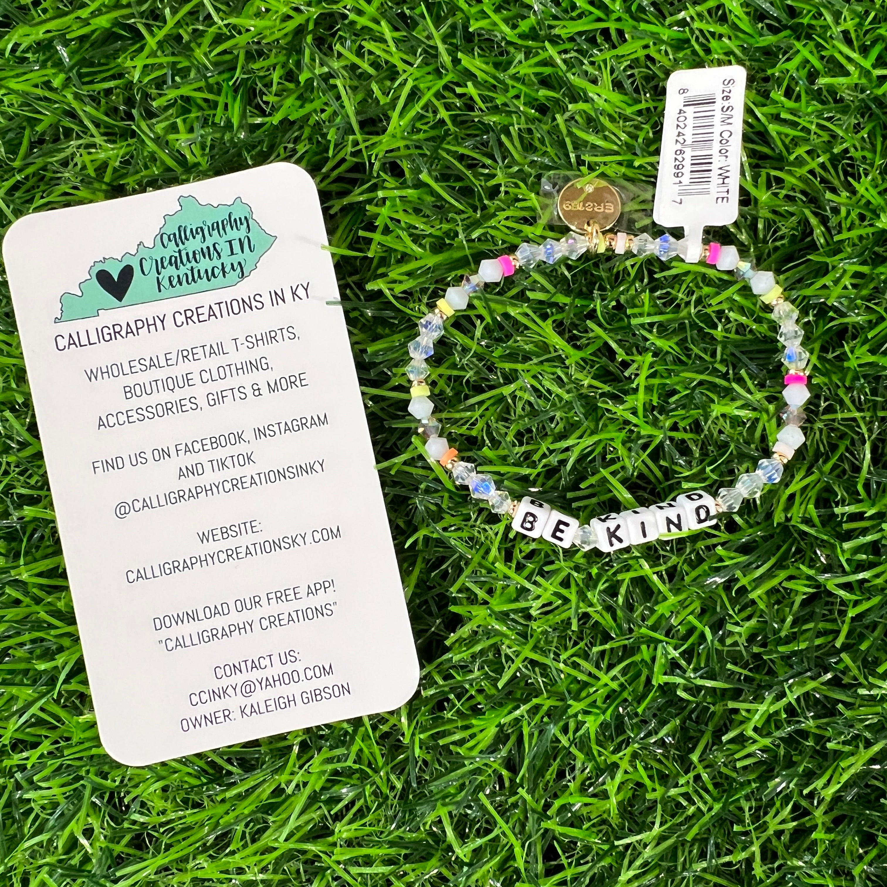 Be Kind Little Words Project Beaded Bracelet