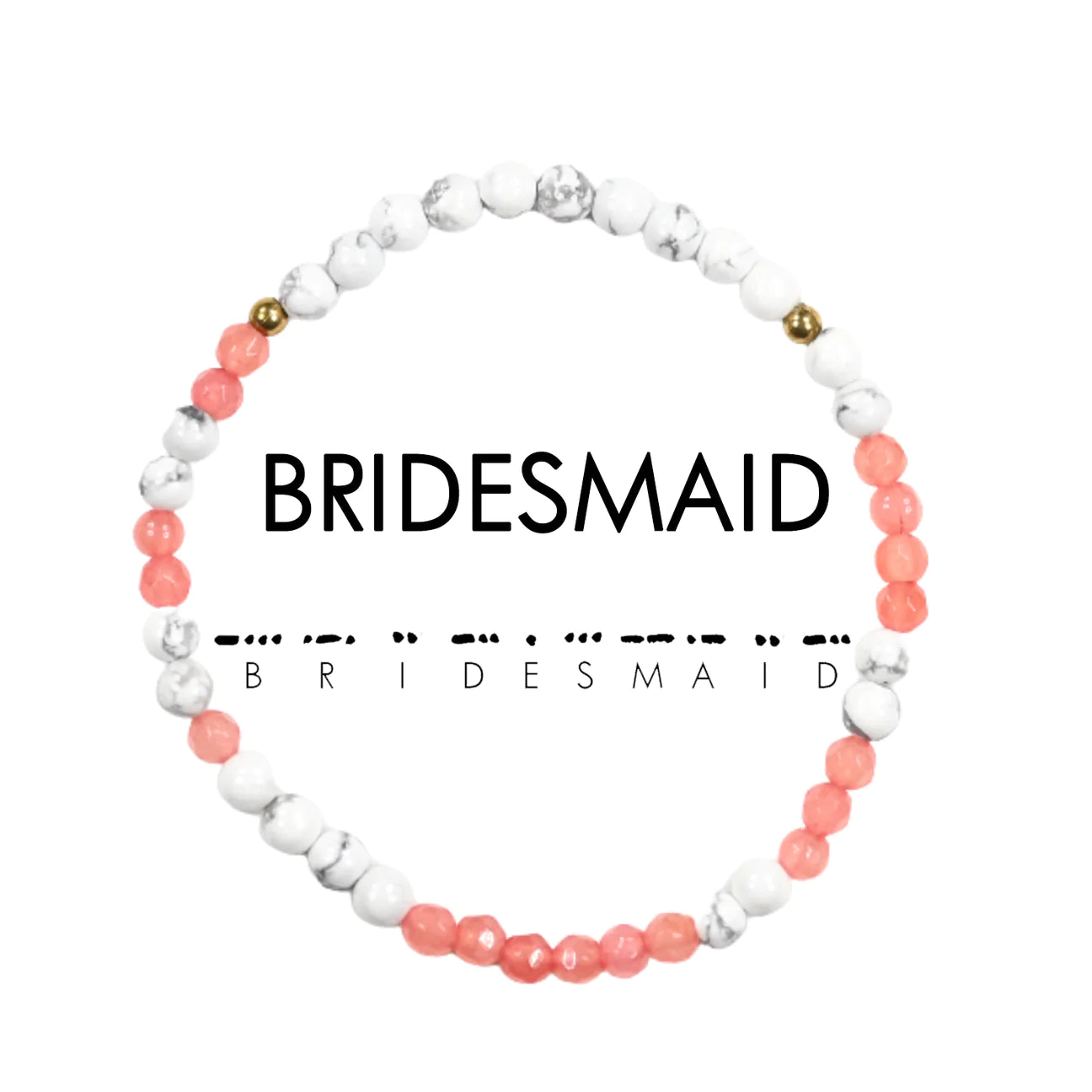 Bridesmaids Morse Code Bracelet