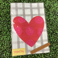 Polka Dot Heart Garden Flag *FINAL SALE*