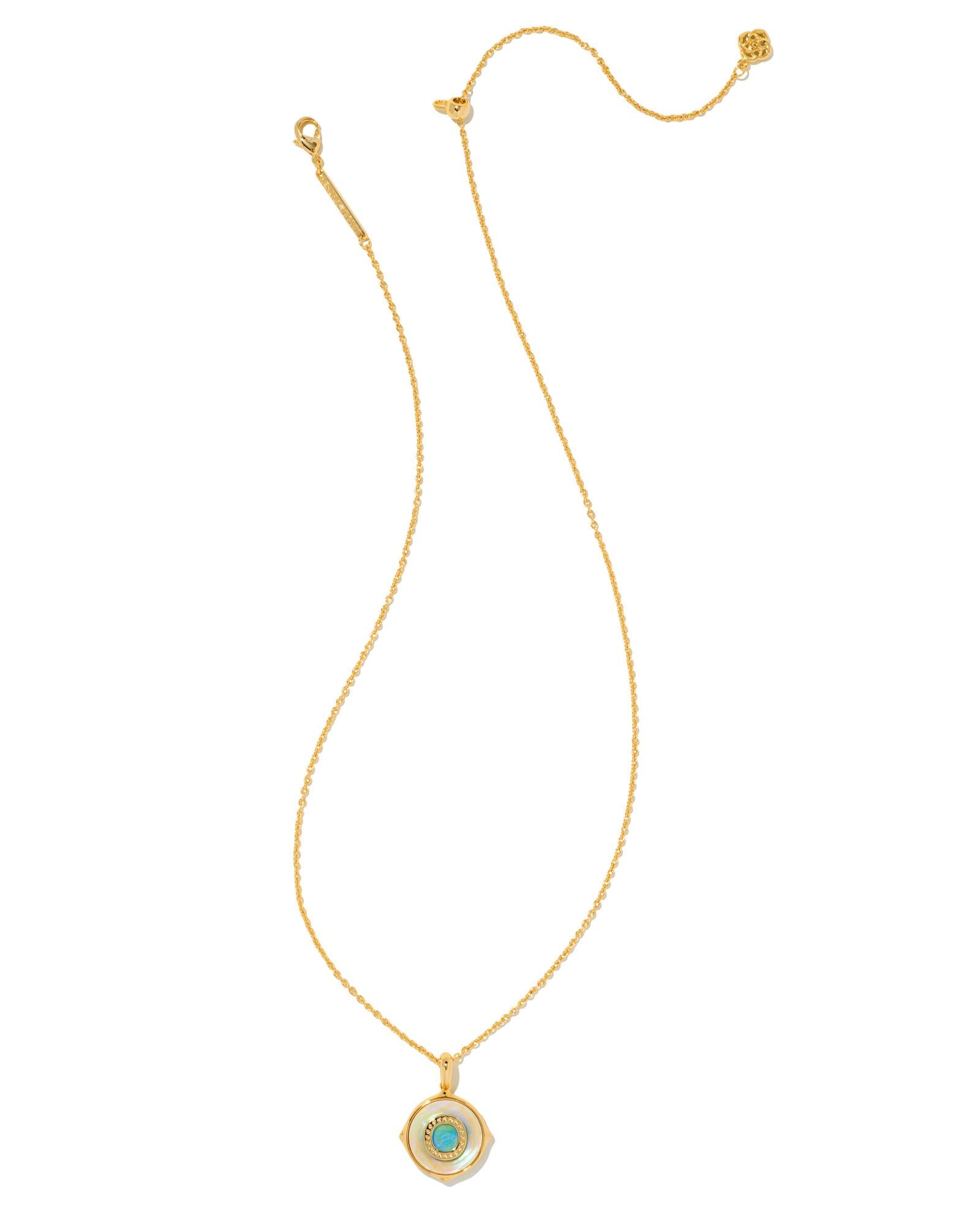 Kendra Scott Letter O Disc Pendant Necklace