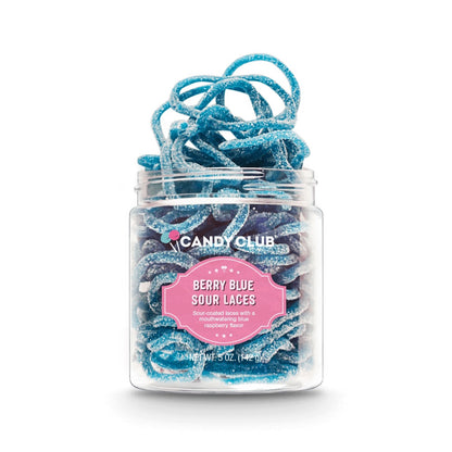 Berry Blue Sour Laces - Candy Club Gourmet Candy